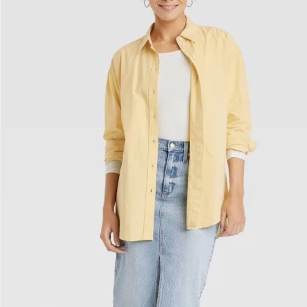Universal Thread Yellow Blouse - Picture 2 of 5